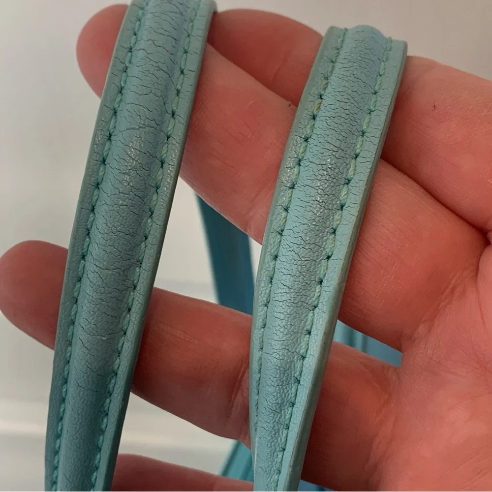 LACOSTE Women's Large Shopping Tote Bag Teal - Picture 13 of 16